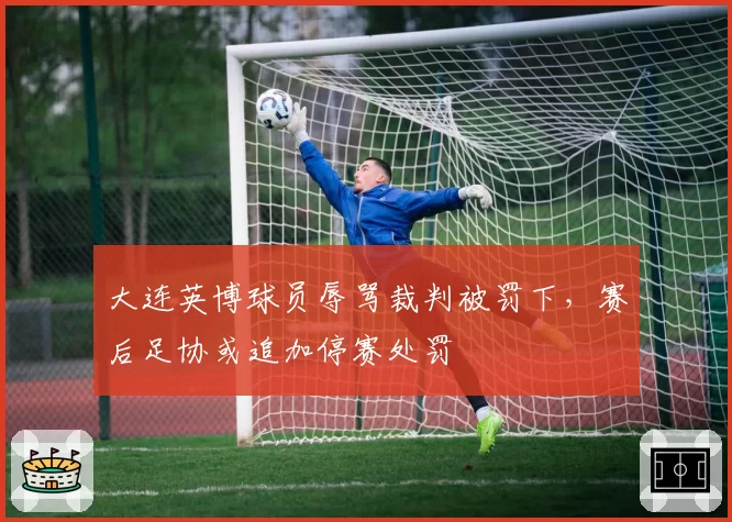 大连英博球员辱骂裁判被罚下,赛后足协或追加停赛处罚