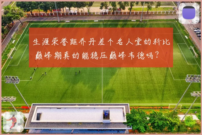 生涯荣誉距乔丹差个名人堂的科比 巅峰期真的能稳压巅峰韦德吗？